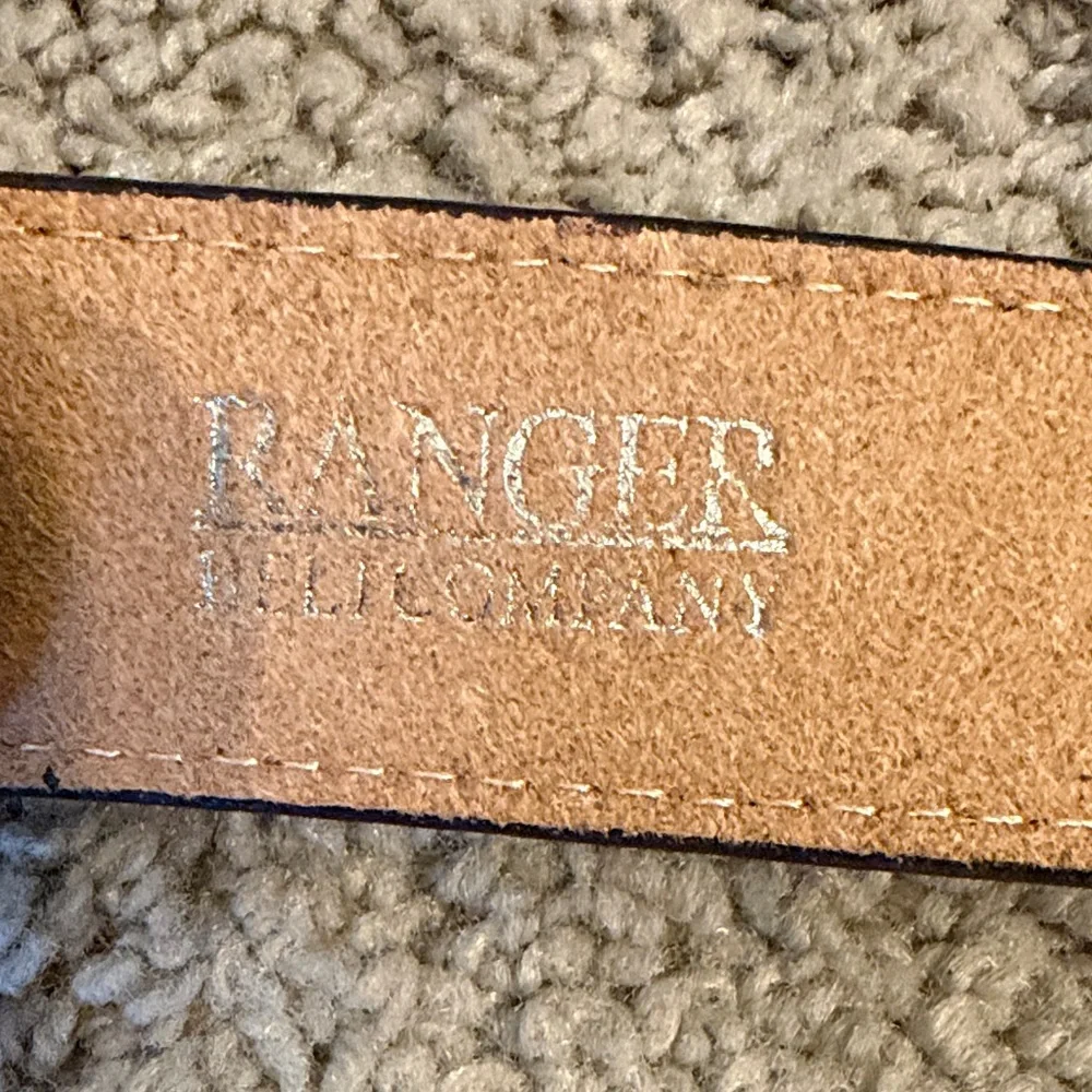 Brown Kids Belt with Silver Accents